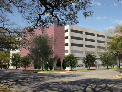 Medical Clinic of Houston Garage from Rice Blvd and Cherokee St