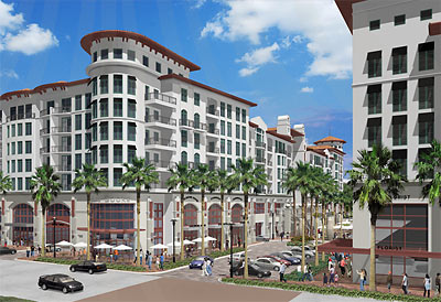 Rendering of Proposed Sonoma Development, Bolsover St., Rice Village, Houston