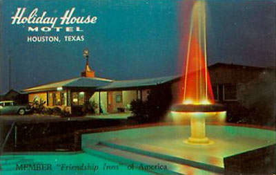 Postcard of Holiday House Motel, Houston