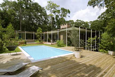Terrace Pool at the Frame-Harper House