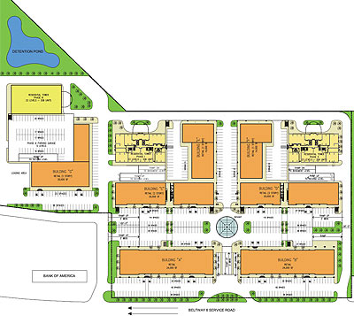 Site Plan for Park 8: The Land of Oz in Chinatown, Houston, Texas