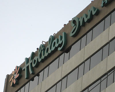 Roof Party at Holiday Inn for Crowne Plaza Hotel Demolition