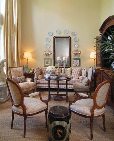 Joni Webbâ€™s Living Room, from Houston House and Home Magazine