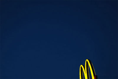 McDonald's Sign at Night