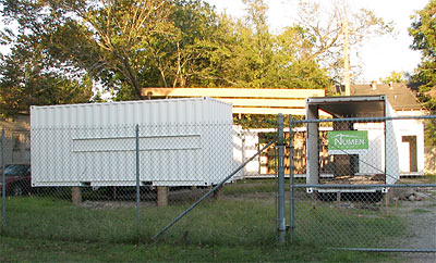 Shipping Containers at 206 Cordell St., Houston