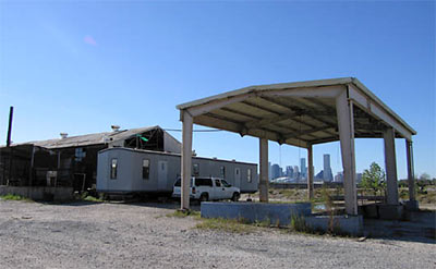 Center for Land Use Interpretation Research Unit Site on Buffalo Bayou, Houston