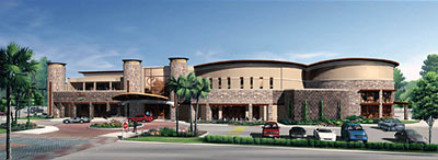 Rendering of Cullenâ€™s Upscale American Grille on Space Center Blvd., Houston