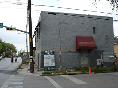 Demolition of Former Martha Turner Properties Building, 1902 Westheimer Rd., Houston, April 17, 2008