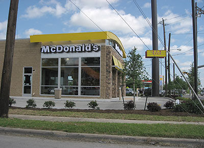 New McDonald’s at I-45 and N. Main, Woodland Heights