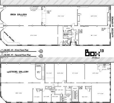 Floor Plans of Box 13 ArtSpace, 6700 Harrisburg Blvd., Houston