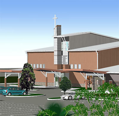 Proposed Second Baptist Church of Baytown on North Main St., Baytown, TX