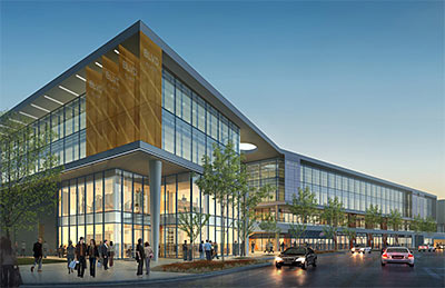 Rendering of Proposed Blvd Place, Uptown, Houston