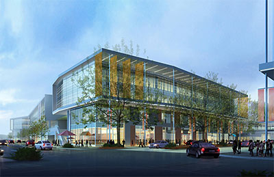 Rendering of Proposed Blvd Place, Uptown, Houston