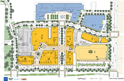 Ground Level Site Plan, BLVD Place, Galleria, Houston