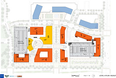 Fourth Level Site Plan, BLVD Place, Galleria, Houston