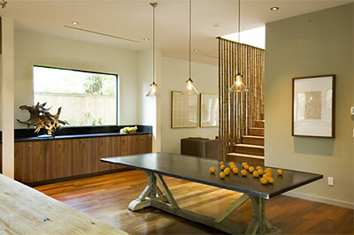 Dining Room, Wabi Sabi House by Olson Sundberg Kundig and Allen, Houston