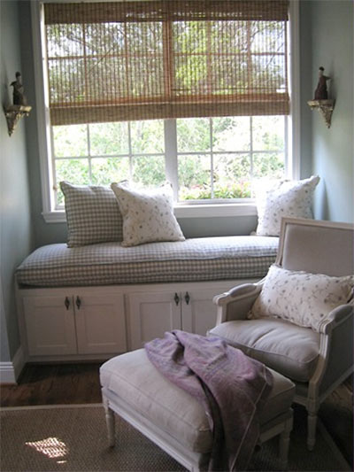 Window Seat in Joni Webbâ€™s Guest Room in West University, Remade for National Consumption