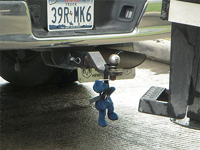 Photo of Teddy Bear Under Truck, by the Houston Chicks