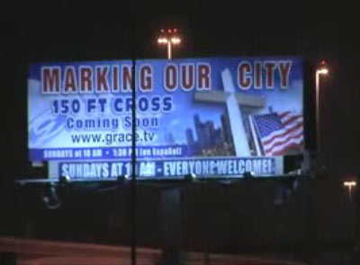 Marking Our City Billboard for Grace Community Church, Houston