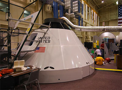 Mockup of Orion Crew Exploration Vehicle, Johnson Space Center, Houston