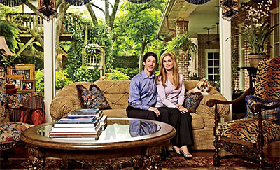 Joel and Victoria Osteen in Their Home