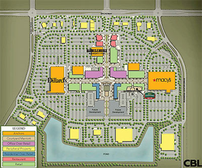 Plan of Pearland Town Center, Pearland, Texas