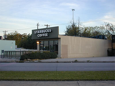 Closing Starbucks, 3821 S. Shepherd at Farnham, Houston