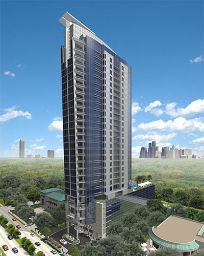 Rendering of 2727 Kirby Dr. Condominium Tower, Upper Kirby, Houston