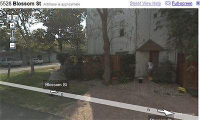 Google Street View of 5528 Blossom St., Houston