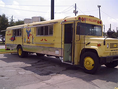 Que Pollaso Taco Bus, Houston