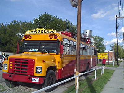 Tacos D Mundo Taco Bus, Harrisburg Blvd., Houston