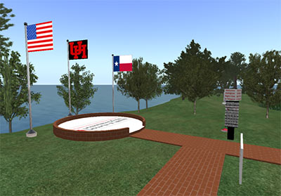 Landing Pad, Department of Health and Human Performance, University of Houston Second Life Campus