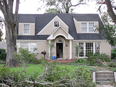 1504 N. MacGregor Way, Idylwood, Houston, after Hurricane Ike
