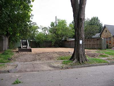 Cleared Site at 2205 Bartlett St., Houston