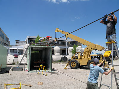 Mirabeau B. Sales Center Under Construction