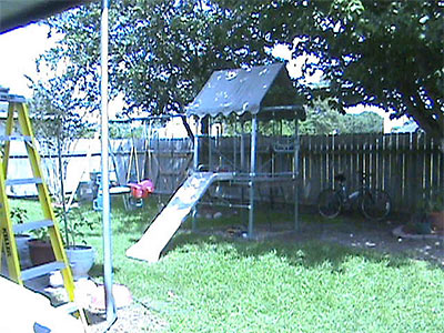 Back Yard, Neighborhood Guessing Game 23: 15107 Elstree Dr., Channelview, Texas