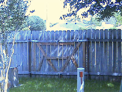 Back Yard Gate, Neighborhood Guessing Game 23: 15107 Elstree Dr., Channelview, Texas