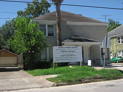 Painview Sign at 2420 Hazard St., South of Fairview, Houston