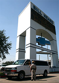 Security Guard, Bill Heard Chevrolet Dealership, Sugar Land, Texas