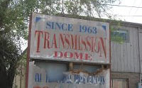 Sign for Transmission Dome, 3420 Chimney Rock Rd., Houston