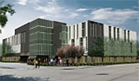 Rendering of Proposed Family Health Center, 2615 Fannin St. at McGowen St., Houston