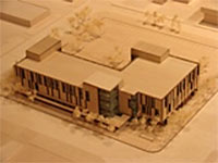 Model of Proposed Family Health Center Including San Jose Clinic, 2615 Fannin St. at McGowen St., Houston
