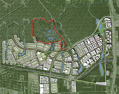 development parkway grand spring texas creek woodlands south spawn huge just swamplot forest gradient planned sections impact diagram plan low