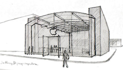 The Apple Store at Highland Village, in Houston, Texas.