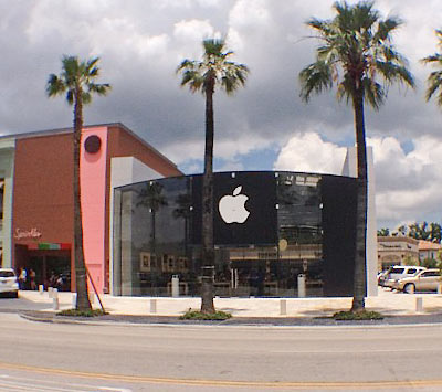 The Apple Store at Highland Village, in Houston, Texas.