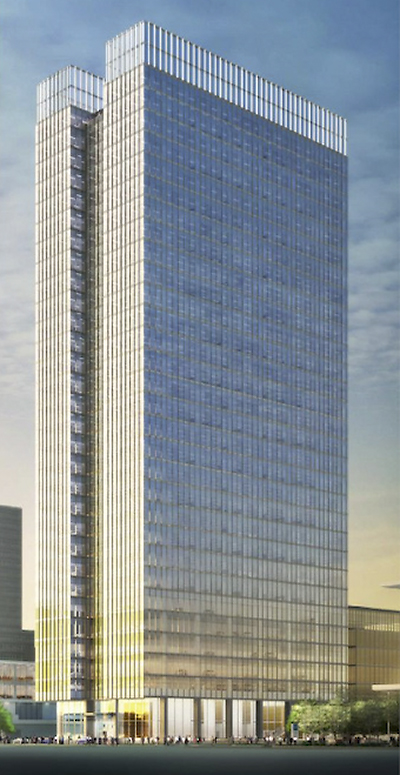 Rendering of Apache Office Tower, Uptown, Houston