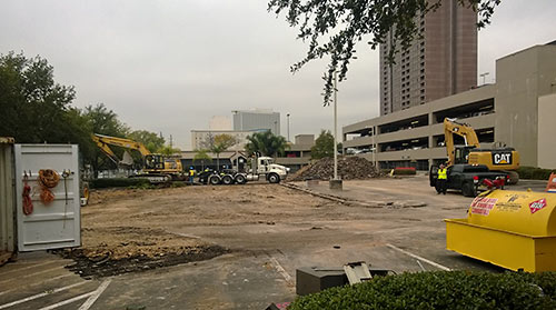 Construction at Galleria Plaza, Sage Rd. at West Alabama St., Galleria, Houston