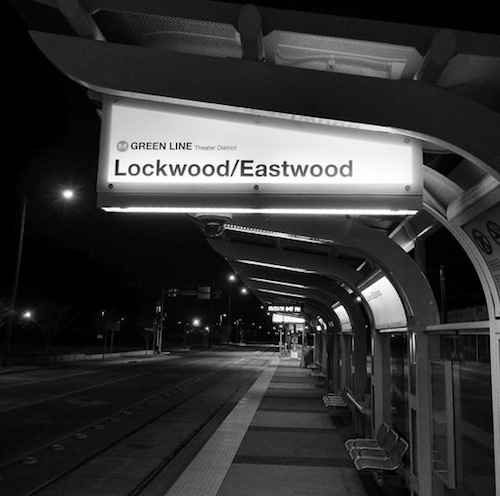 lockwood:eastwood green line metro light rail stop