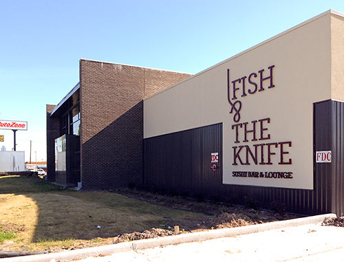 Fish and the Knife Sushi Bar, Restaurant, and Nightclub, 7801 Westheimer Rd. at Stoney Brook, Houston