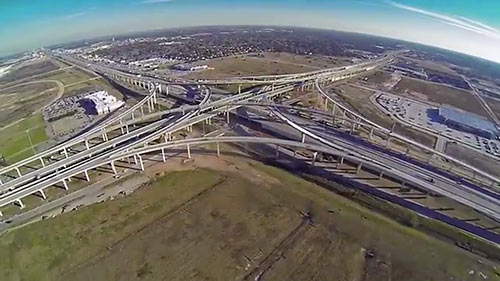 Aerial View of Grand Parkway and I-10, Katy, Texas